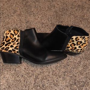 Leopard booties